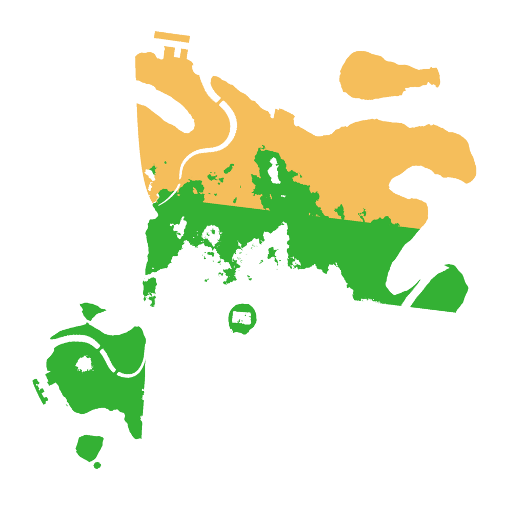 Biome Rust Map: Procedural Map, Size: 3000, Seed: 36027147