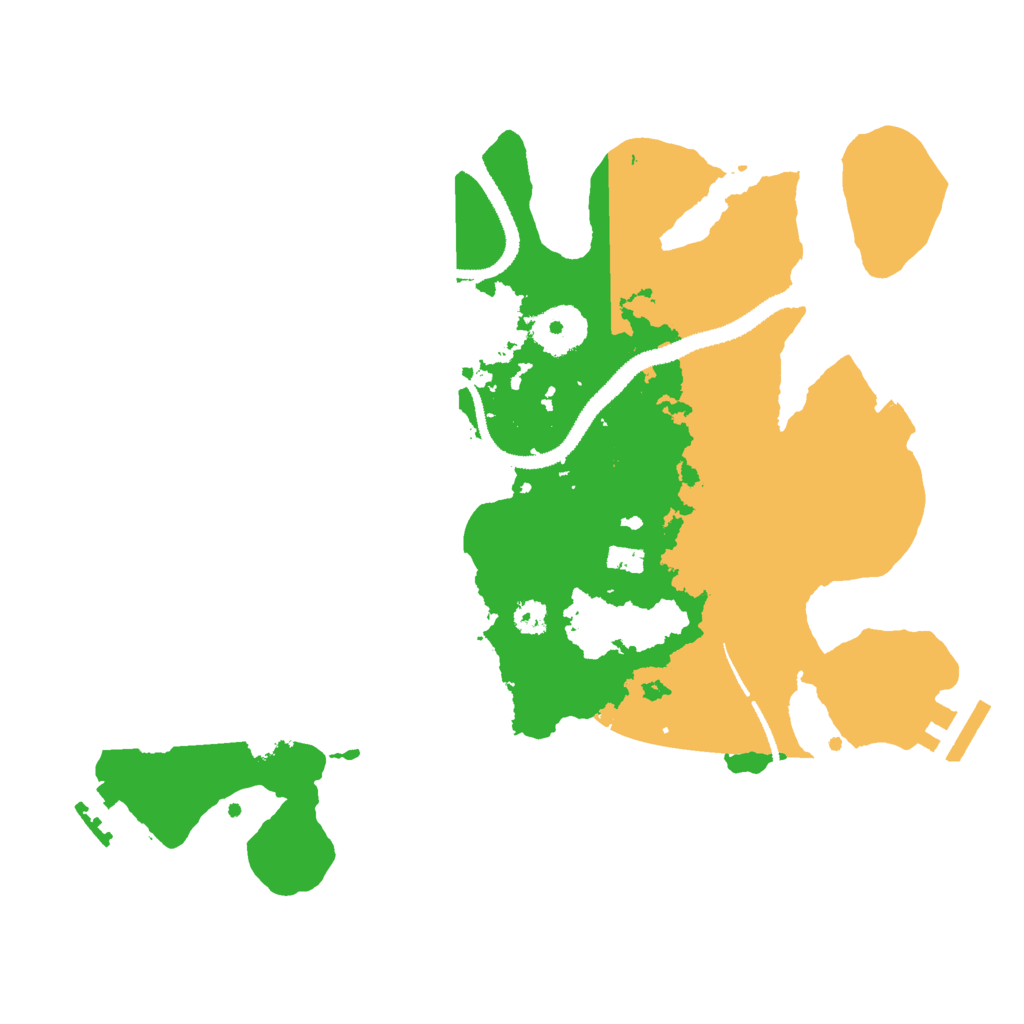 Biome Rust Map: Procedural Map, Size: 3000, Seed: 211209