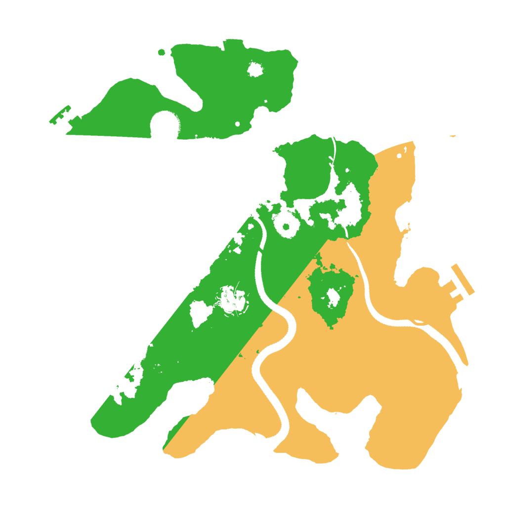 Biome Rust Map: Procedural Map, Size: 3000, Seed: 2003437330