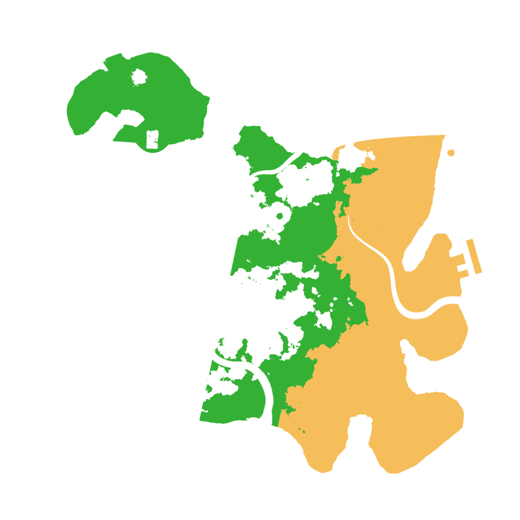 Biome Rust Map: Procedural Map, Size: 3000, Seed: 113940920