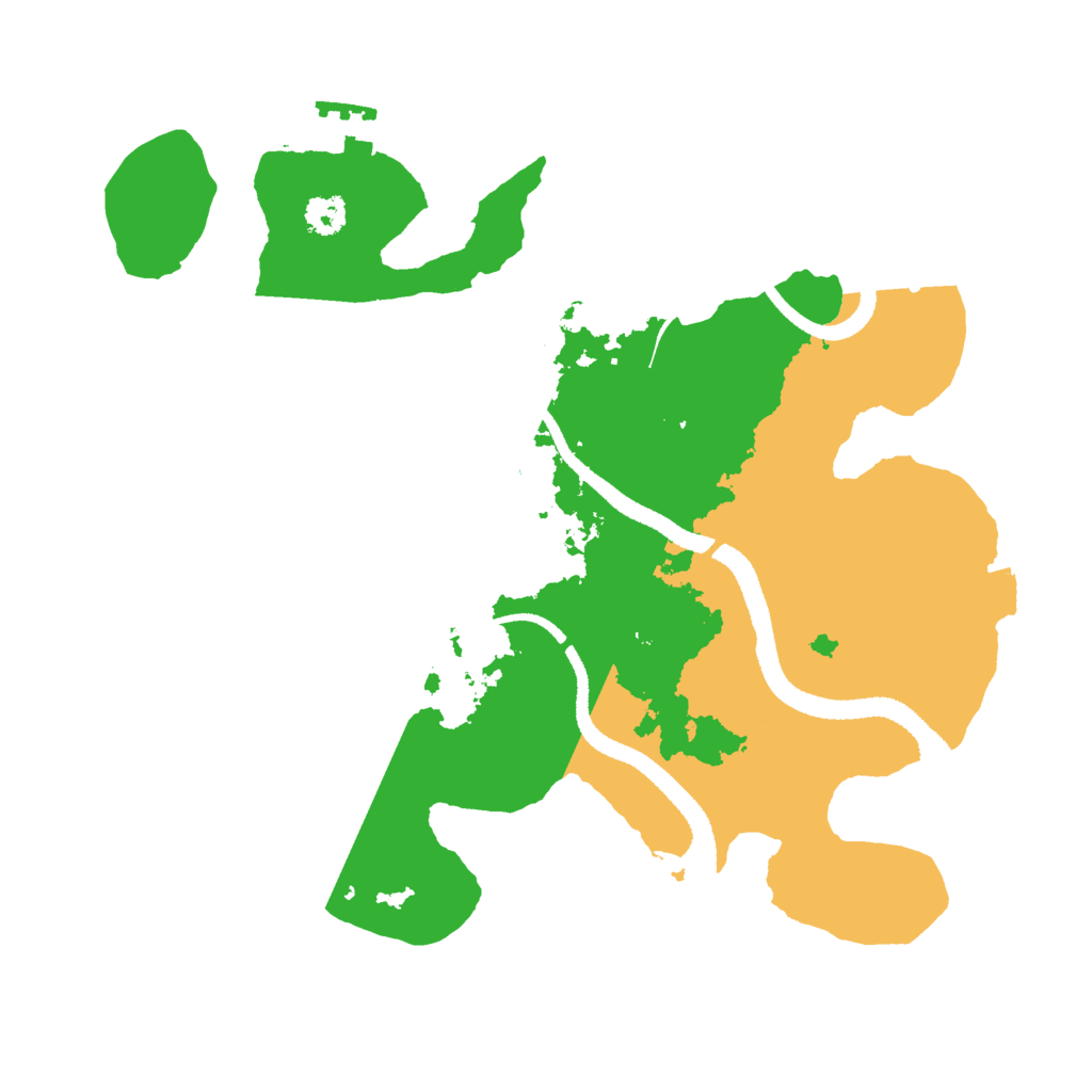 Biome Rust Map: Procedural Map, Size: 2700, Seed: 800233603