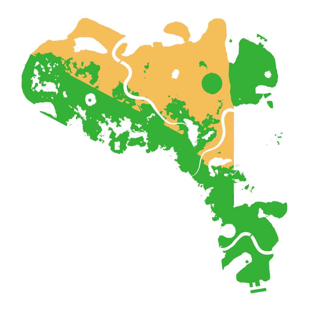 Biome Rust Map: Procedural Map, Size: 4000, Seed: 4284050