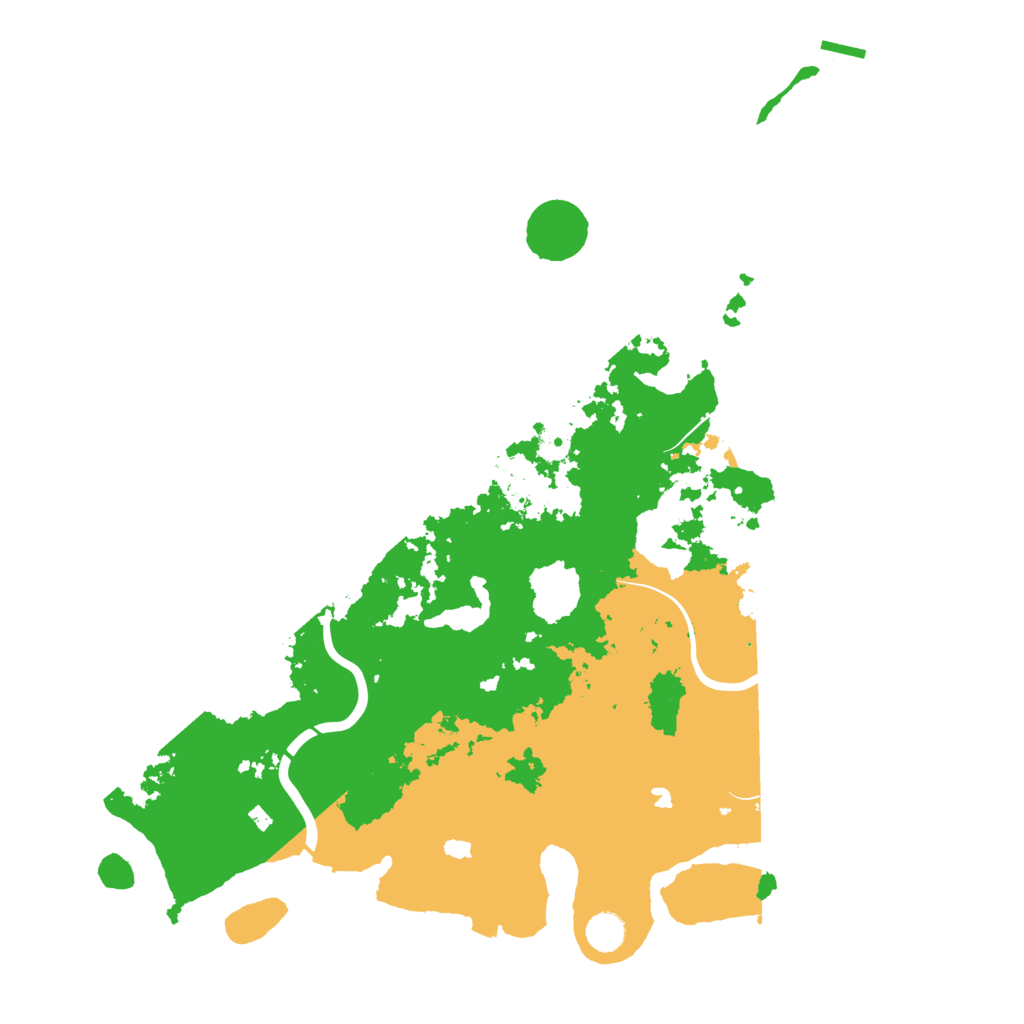 Biome Rust Map: Procedural Map, Size: 4600, Seed: 818132