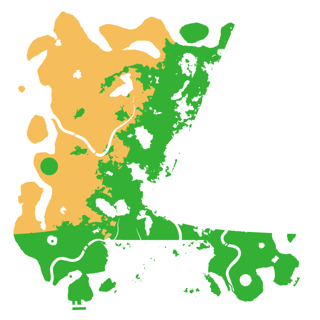 Biome Rust Map: Procedural Map, Size: 4800, Seed: 1691477260