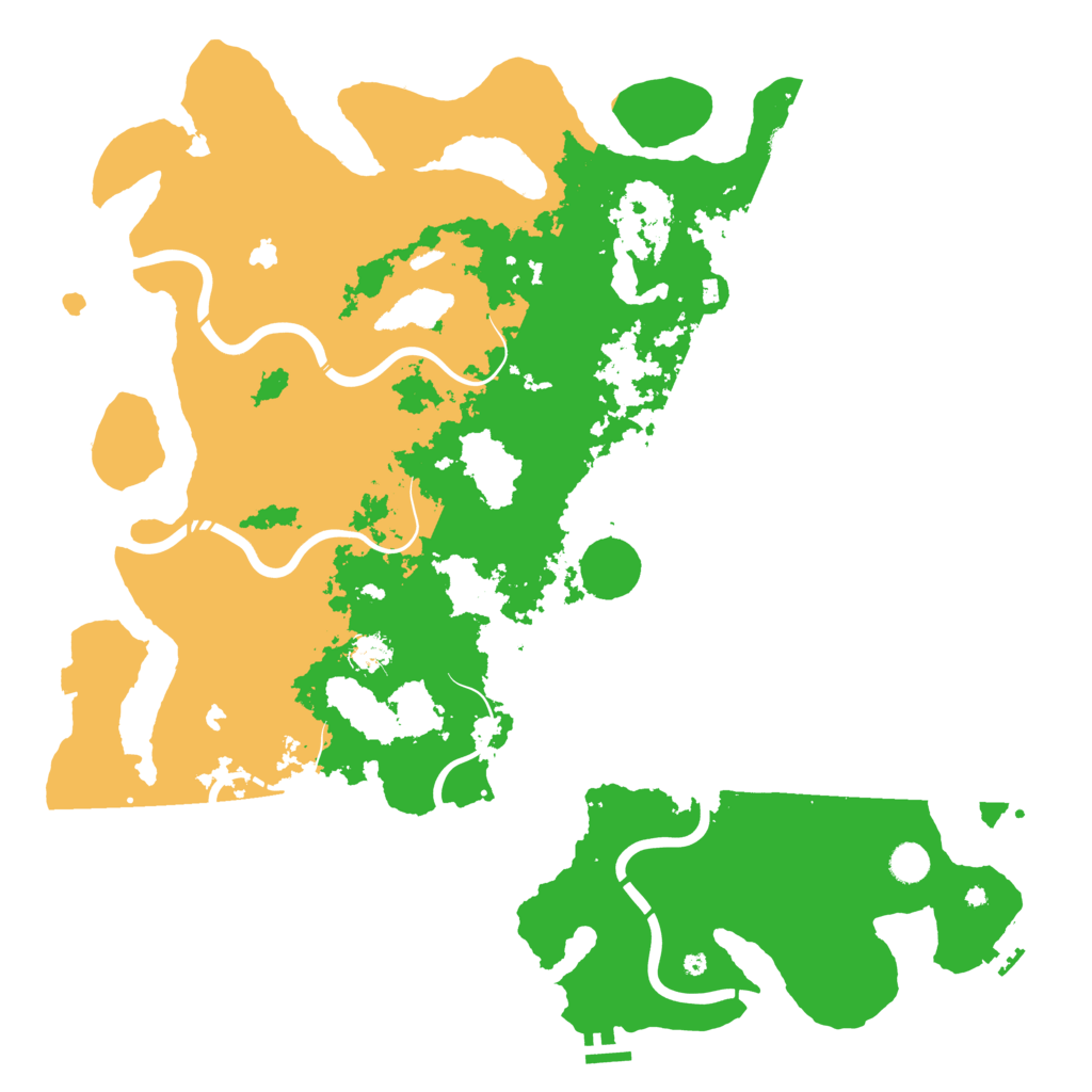 Biome Rust Map: Procedural Map, Size: 4800, Seed: 1691477260