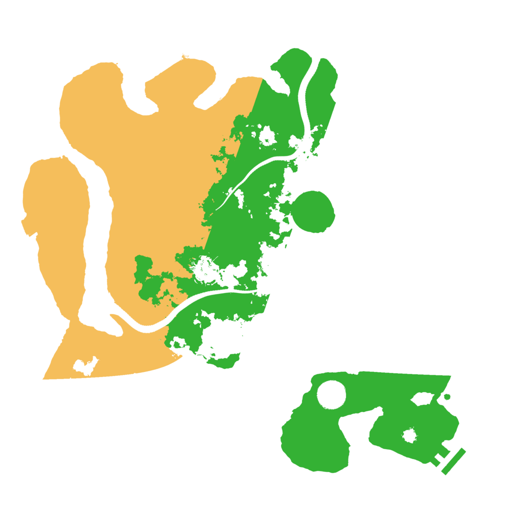 Biome Rust Map: Procedural Map, Size: 3300, Seed: 413337131