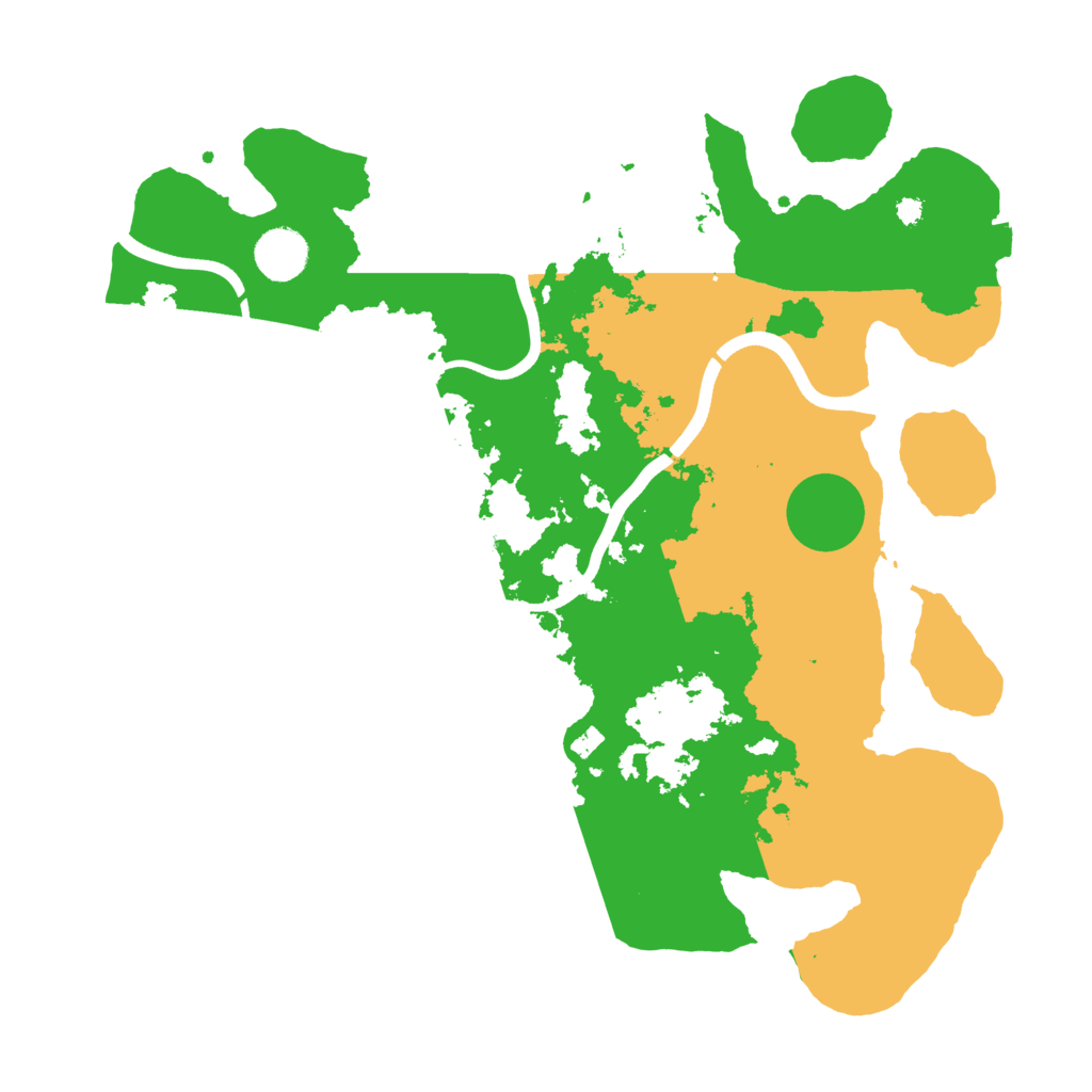Biome Rust Map: Procedural Map, Size: 3700, Seed: 1006822347