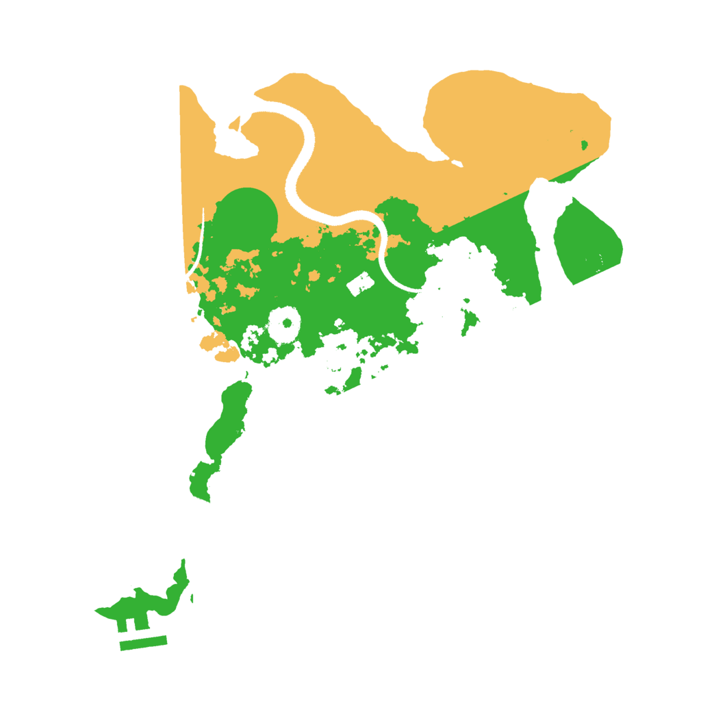 Biome Rust Map: Procedural Map, Size: 3000, Seed: 4617239