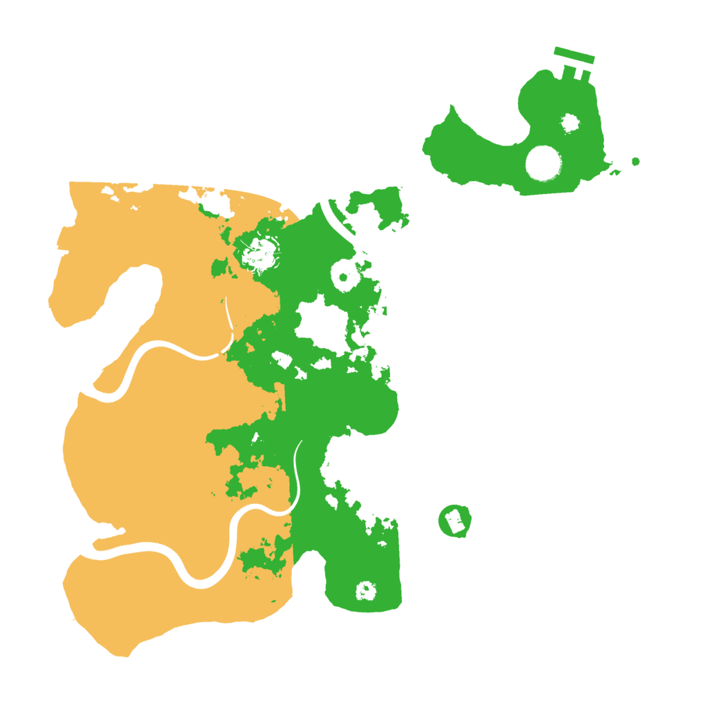 Biome Rust Map: Procedural Map, Size: 3500, Seed: 1975764683