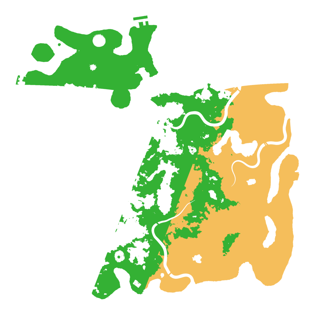 Biome Rust Map: Procedural Map, Size: 4500, Seed: 2952025