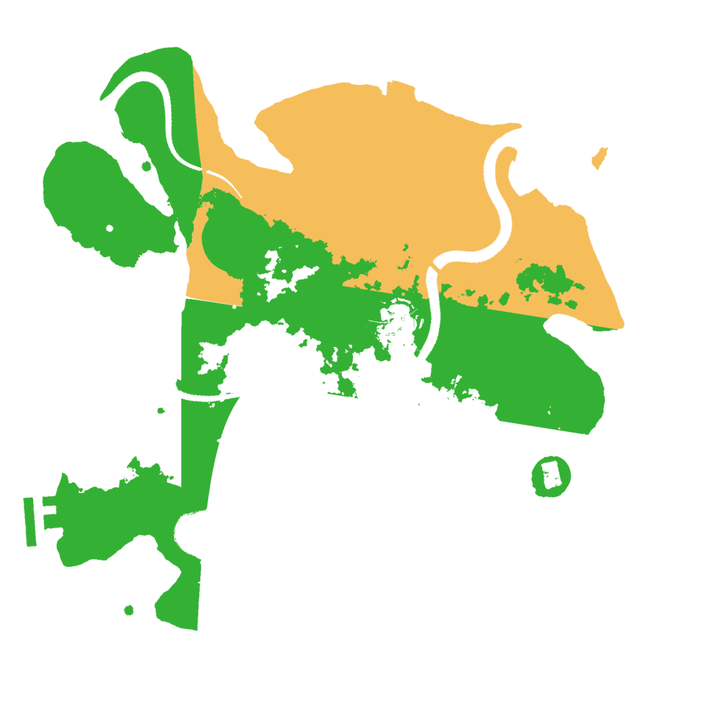 Biome Rust Map: Procedural Map, Size: 3000, Seed: 15068