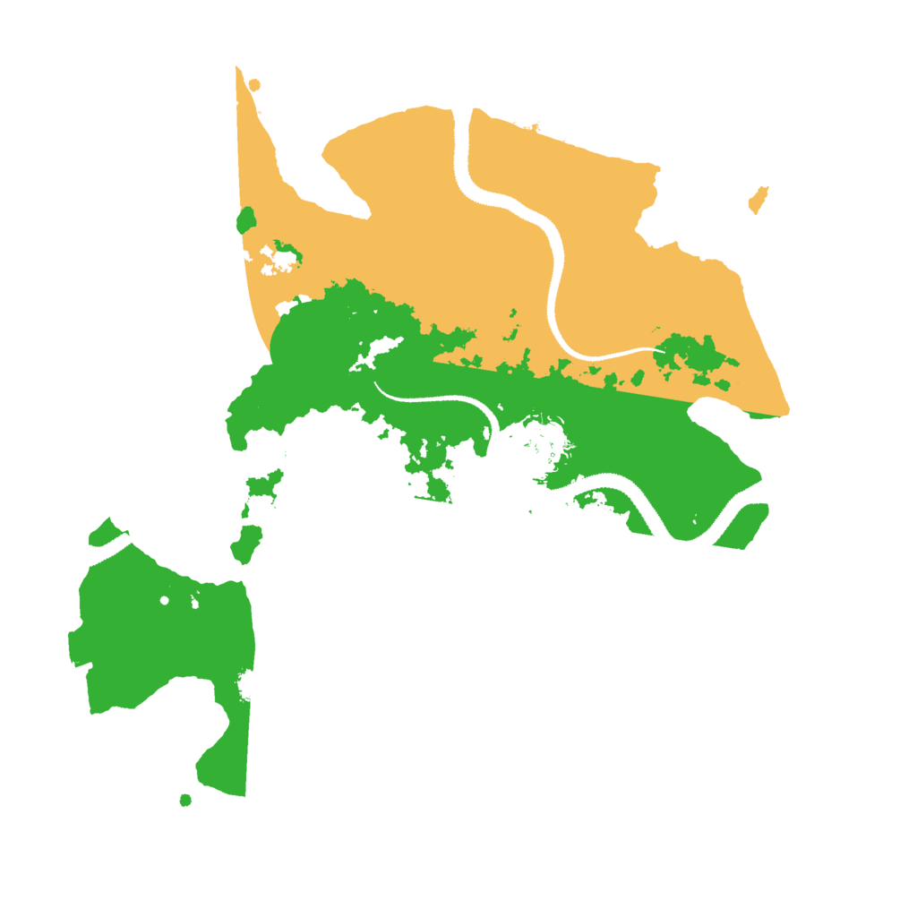 Biome Rust Map: Procedural Map, Size: 3000, Seed: 15068