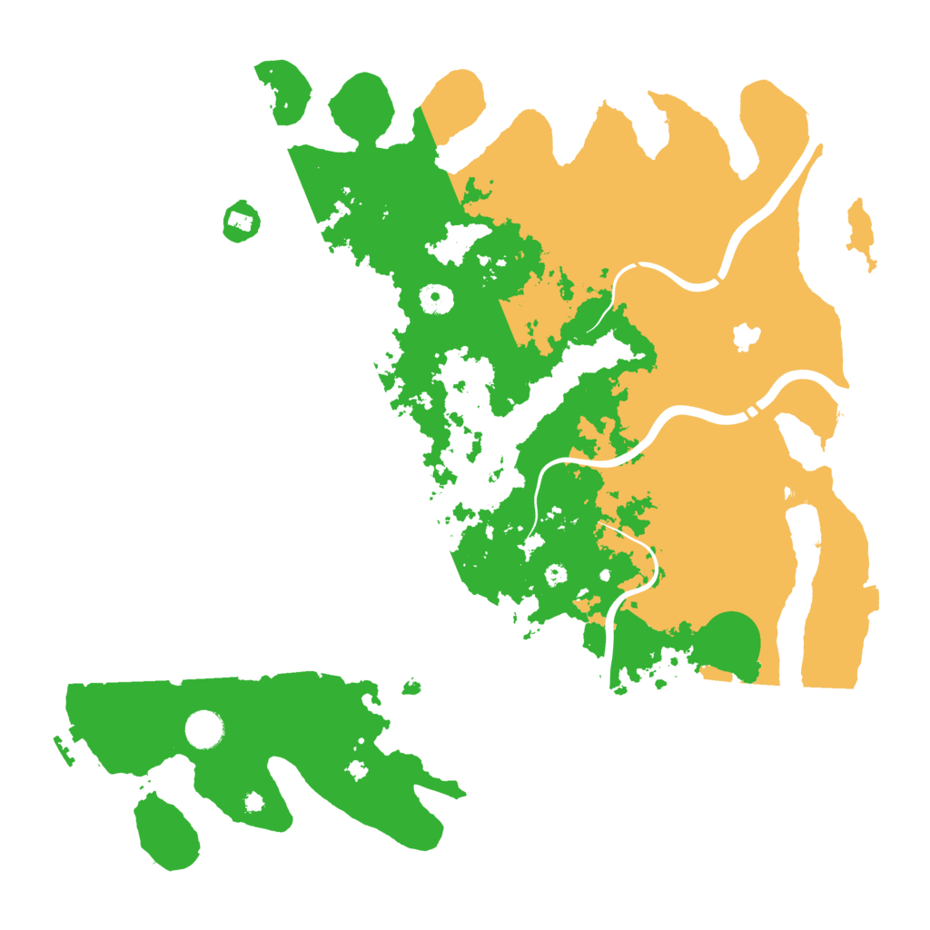 Biome Rust Map: Procedural Map, Size: 4250, Seed: 727118832