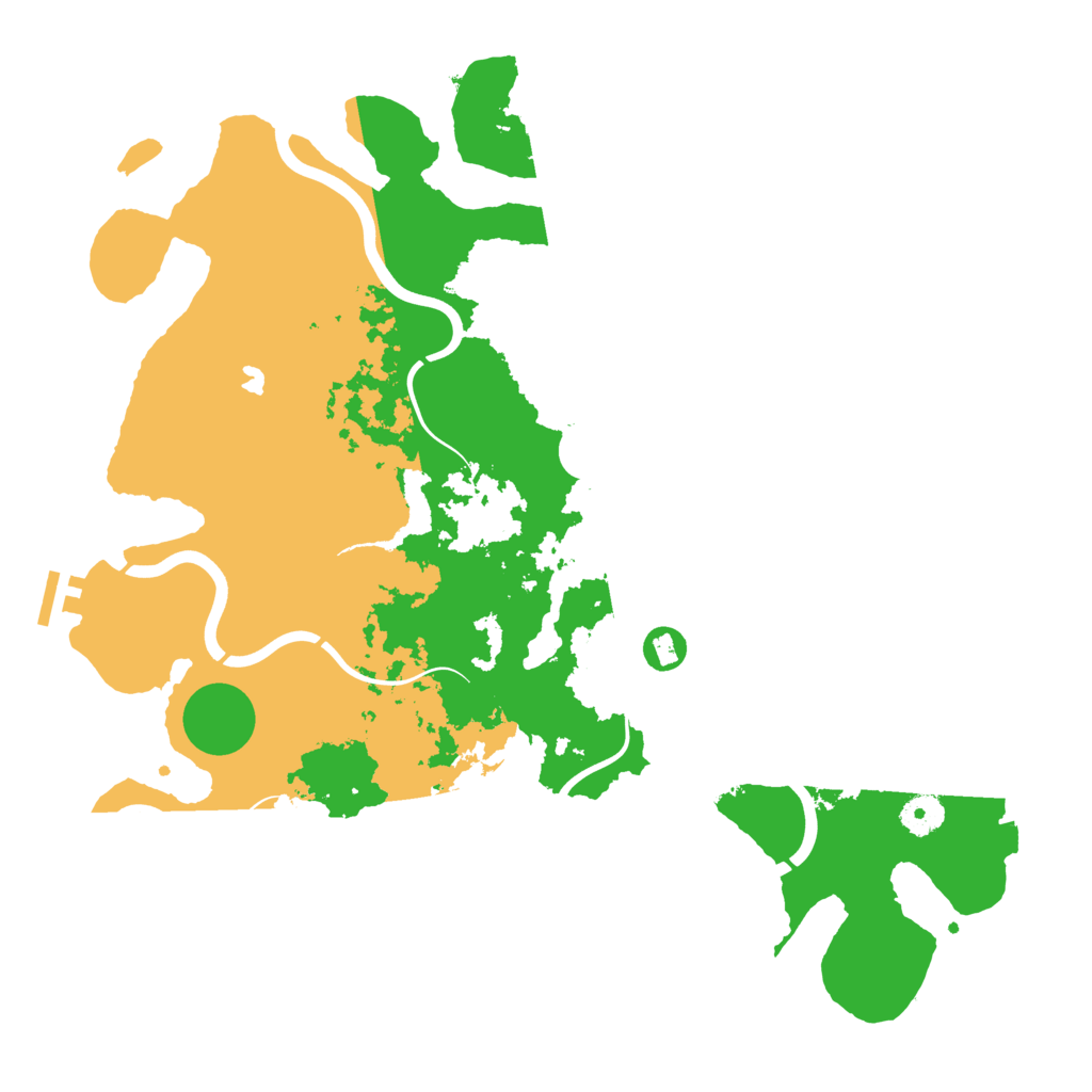 Biome Rust Map: Procedural Map, Size: 4000, Seed: 15052025