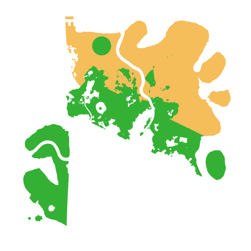 Biome Rust Map: Procedural Map, Size: 3500, Seed: 2108816