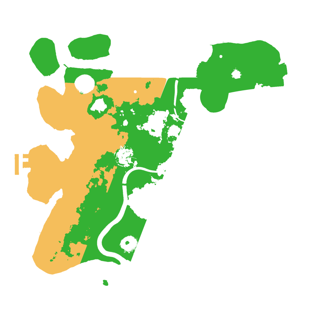 Biome Rust Map: Procedural Map, Size: 3000, Seed: 19977661