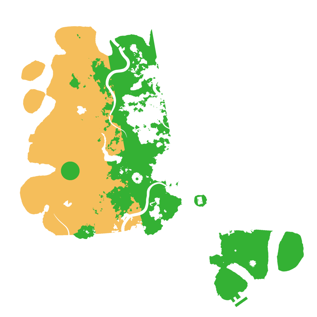 Biome Rust Map: Procedural Map, Size: 4500, Seed: 15052025