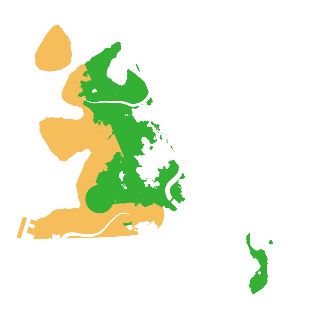 Biome Rust Map: Procedural Map, Size: 3000, Seed: 596730432
