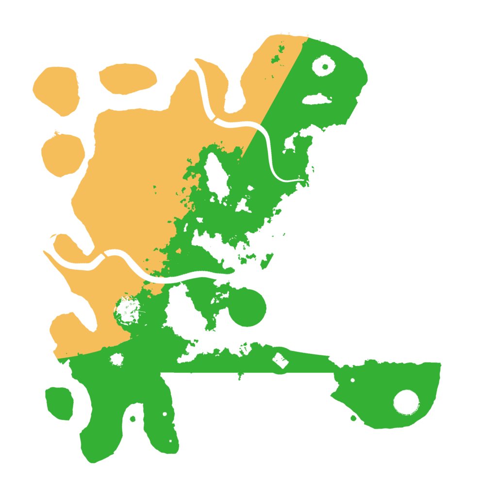 Biome Rust Map: Procedural Map, Size: 3500, Seed: 510314196
