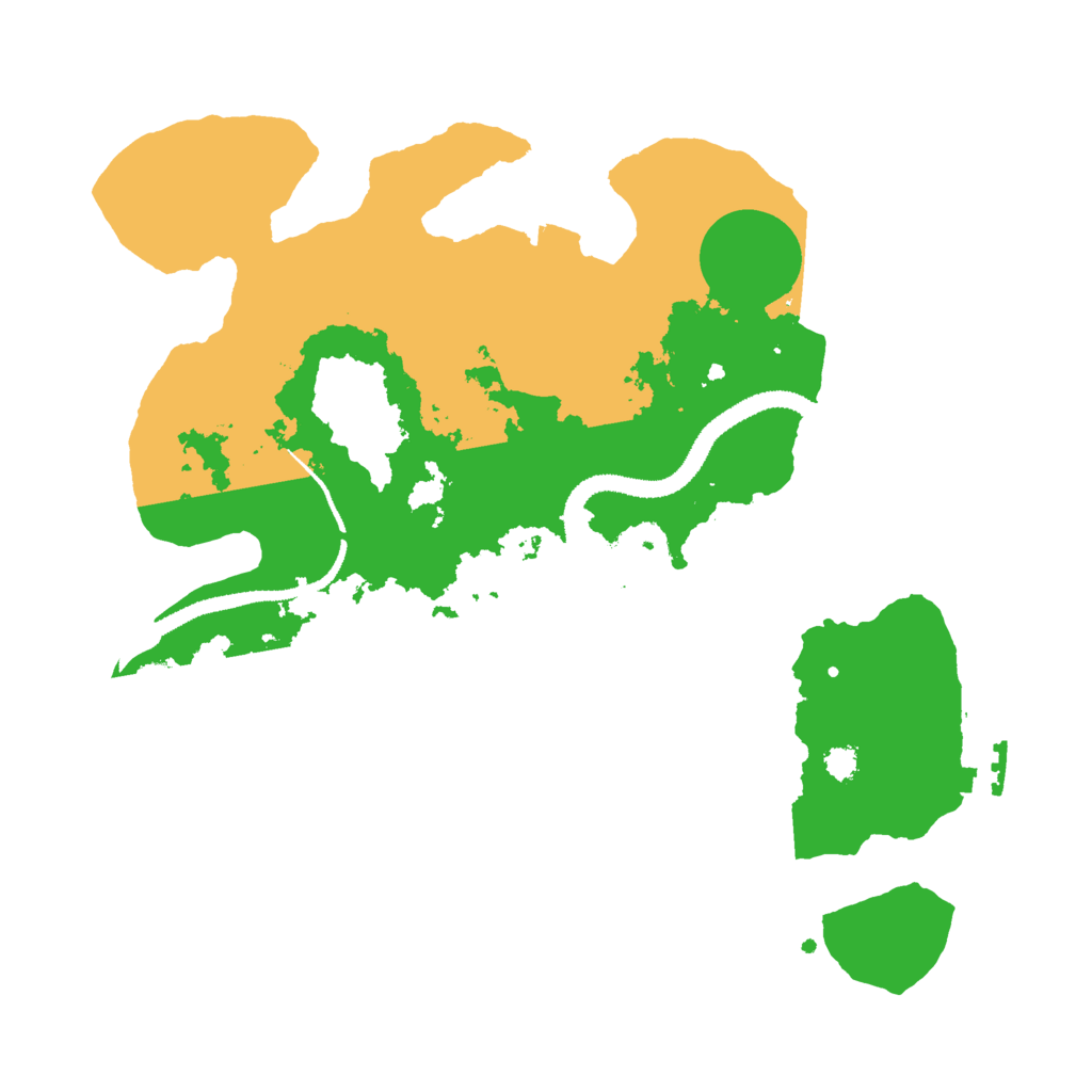 Biome Rust Map: Procedural Map, Size: 3000, Seed: 1196475026