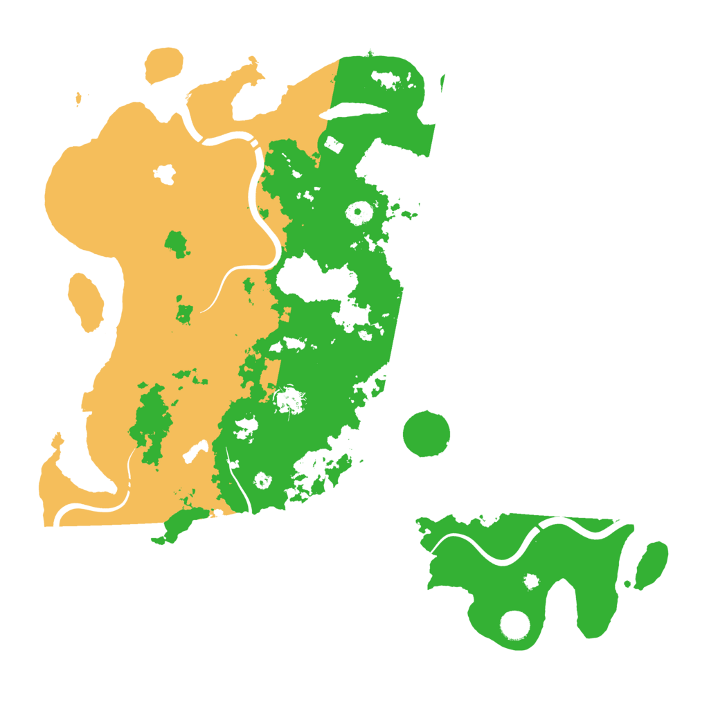 Biome Rust Map: Procedural Map, Size: 4250, Seed: 299609240