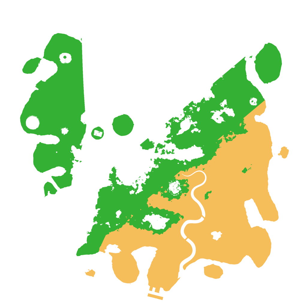 Biome Rust Map: Procedural Map, Size: 4000, Seed: 704225850