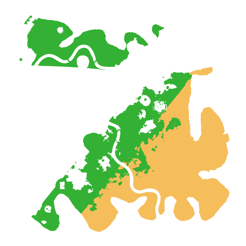Biome Rust Map: Procedural Map, Size: 3500, Seed: 32658665