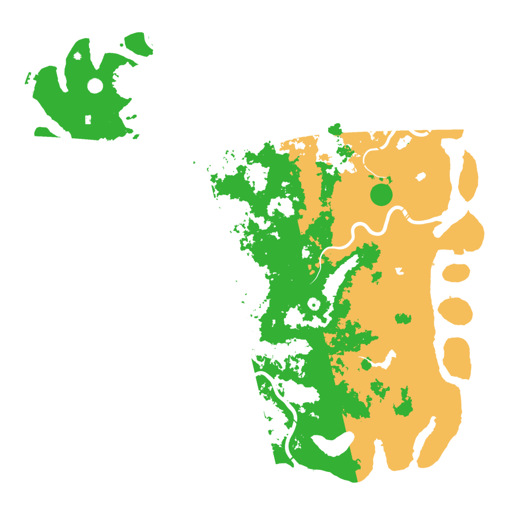 Biome Rust Map: Procedural Map, Size: 6000, Seed: 37559948