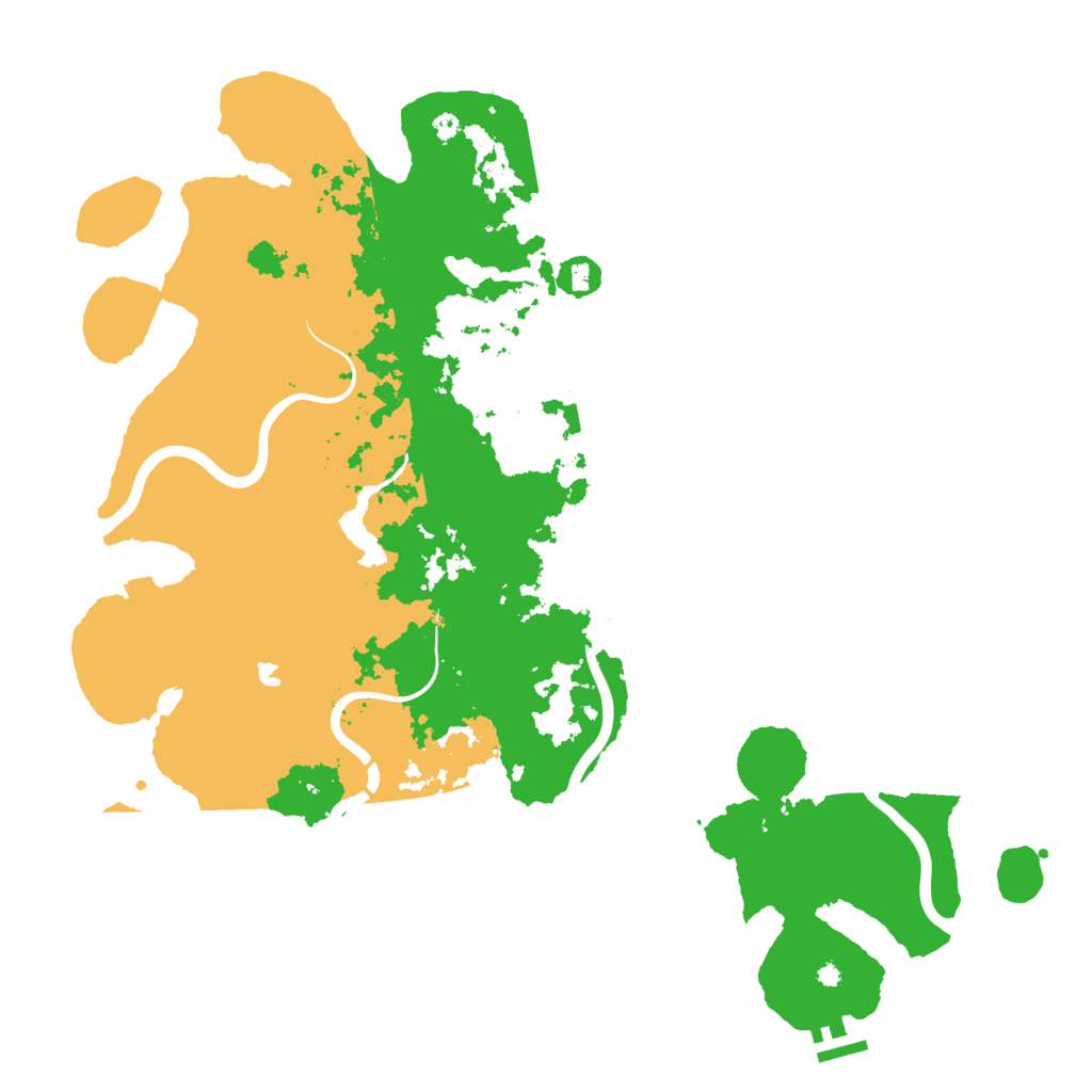 Biome Rust Map: Procedural Map, Size: 4333, Seed: 15052025