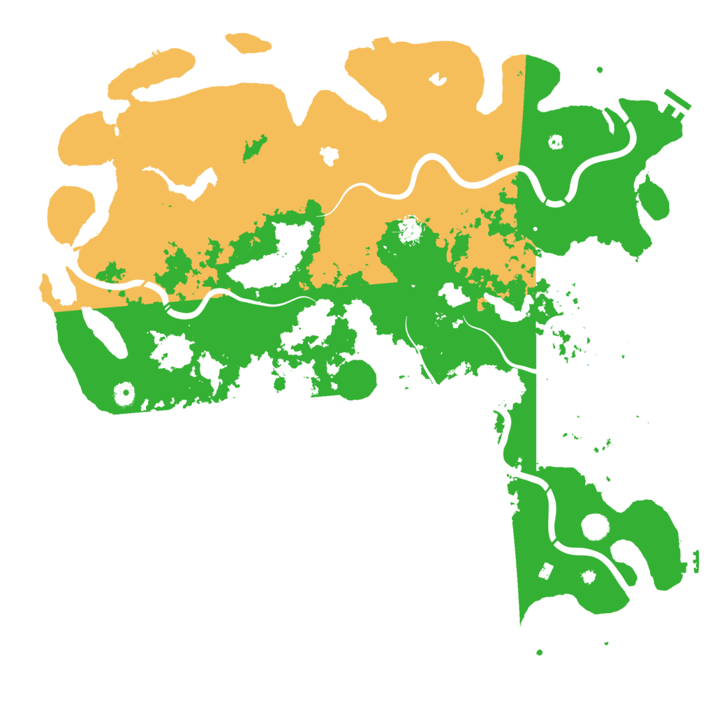 Biome Rust Map: Procedural Map, Size: 4800, Seed: 206519829