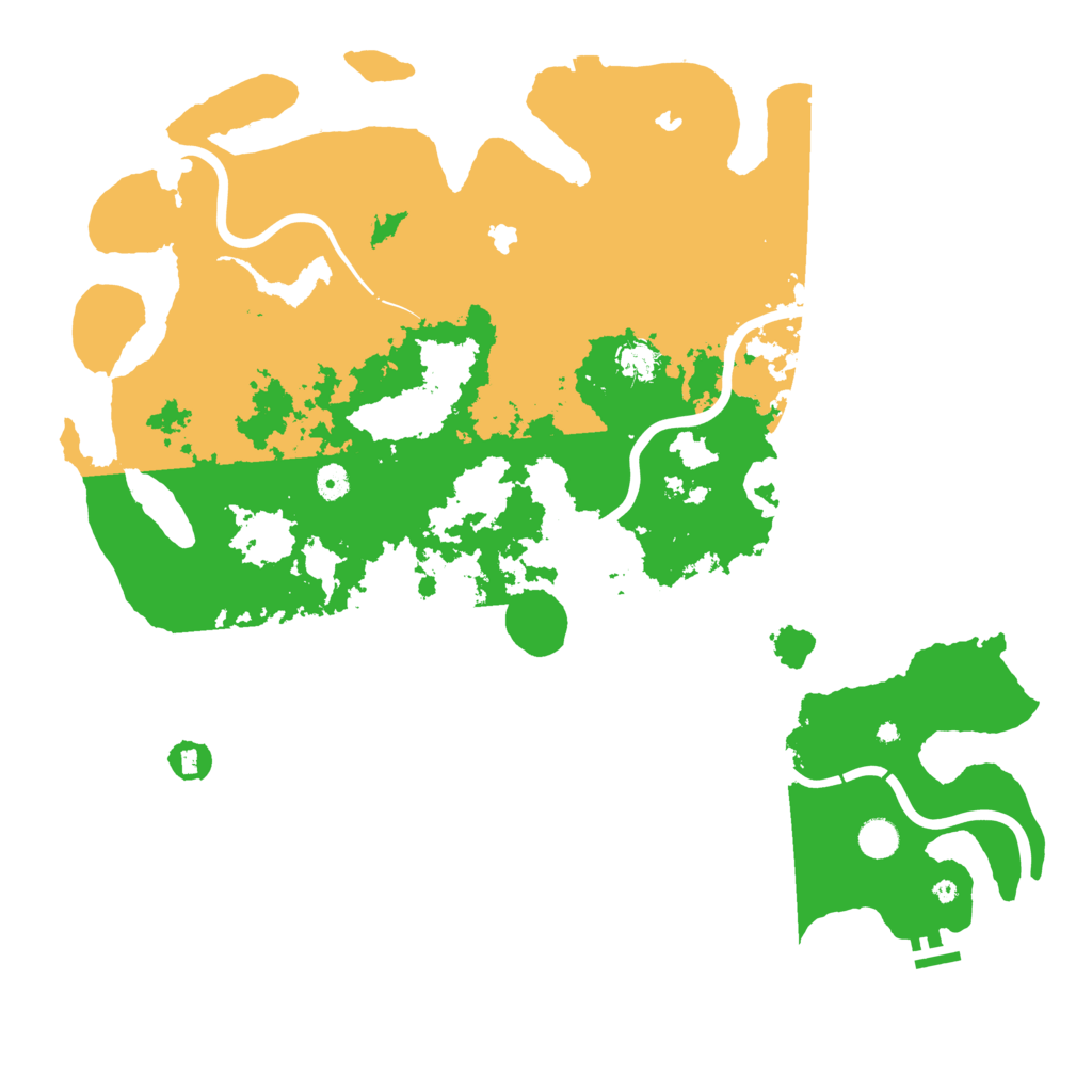 Biome Rust Map: Procedural Map, Size: 4800, Seed: 206519829