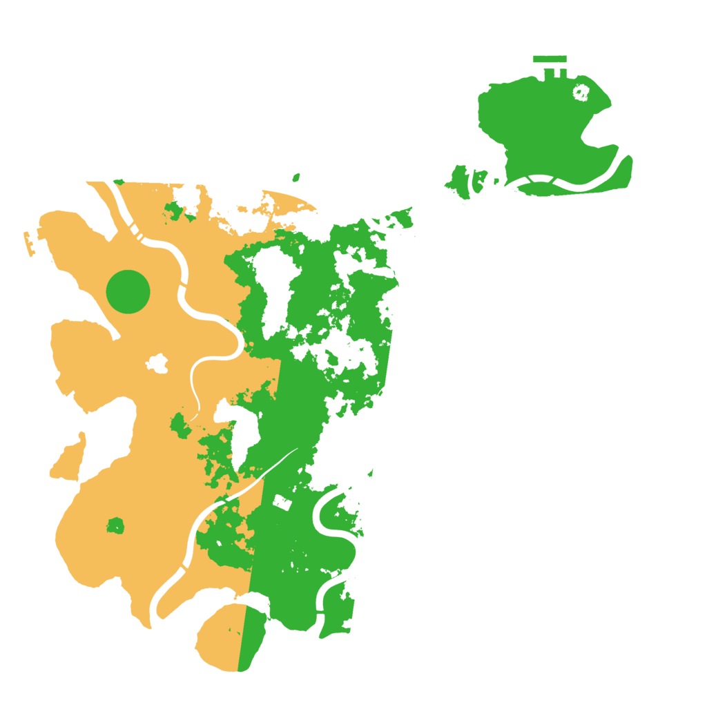 Biome Rust Map: Procedural Map, Size: 4250, Seed: 189325288