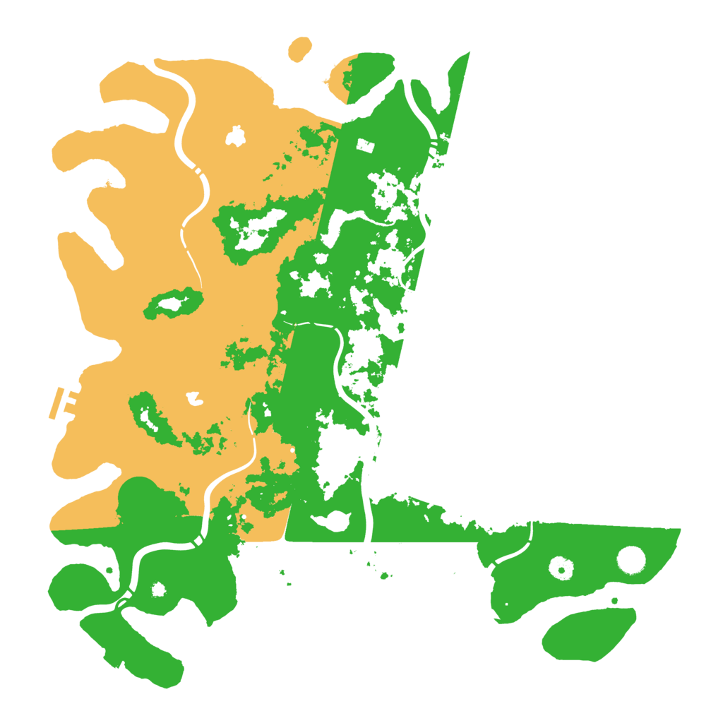 Biome Rust Map: Procedural Map, Size: 4500, Seed: 645701715