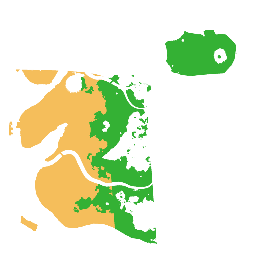 Biome Rust Map: Procedural Map, Size: 3000, Seed: 1007776070