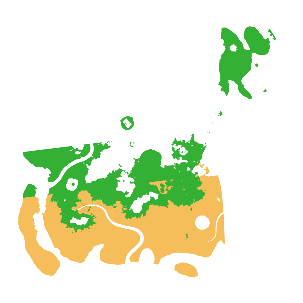 Biome Rust Map: Procedural Map, Size: 3750, Seed: 768289132