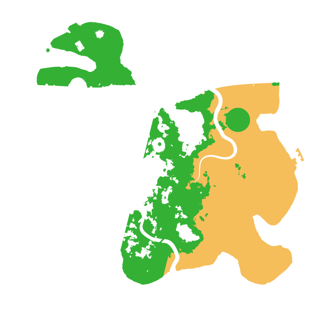 Biome Rust Map: Procedural Map, Size: 3500, Seed: 973636247