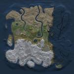 Thumbnail Rust Map: Procedural Map, Size: 3500, Seed: 1231022604, 13 Monuments