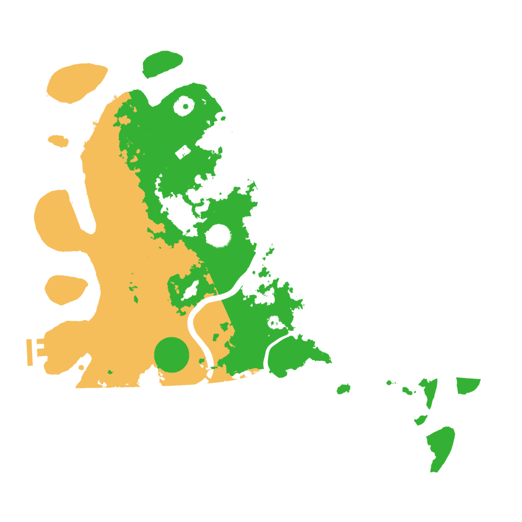 Biome Rust Map: Procedural Map, Size: 3950, Seed: 40000