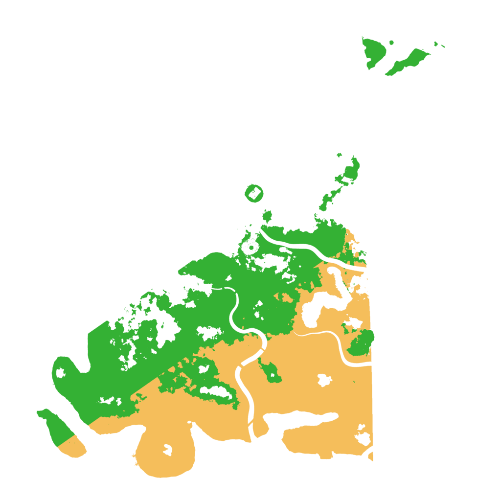 Biome Rust Map: Procedural Map, Size: 4600, Seed: 150520252