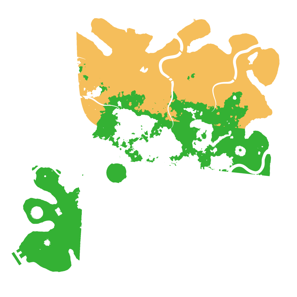 Biome Rust Map: Procedural Map, Size: 4250, Seed: 761144386