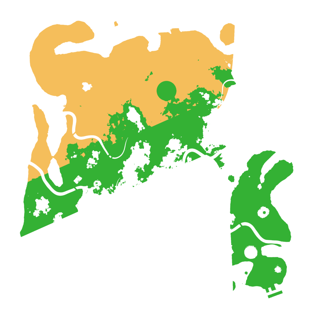 Biome Rust Map: Procedural Map, Size: 4250, Seed: 300018556