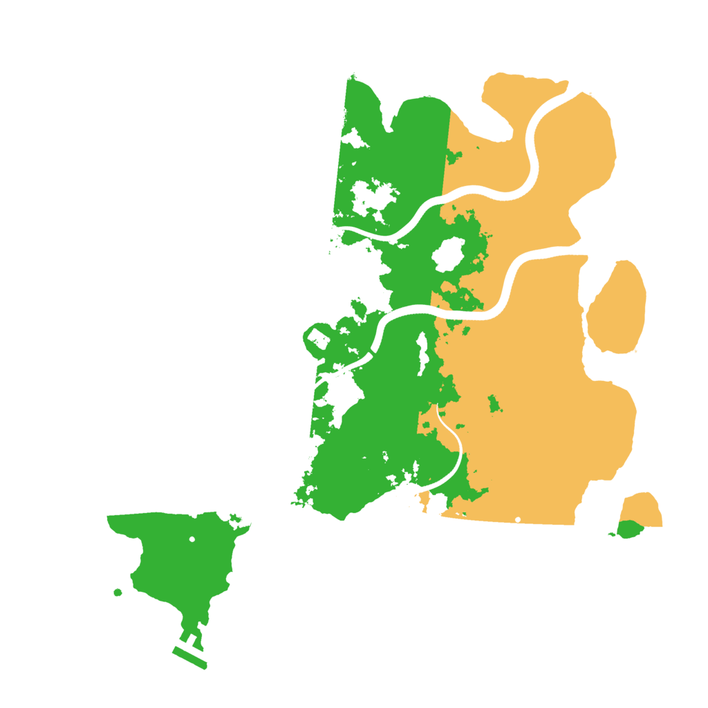 Biome Rust Map: Procedural Map, Size: 3600, Seed: 203920338