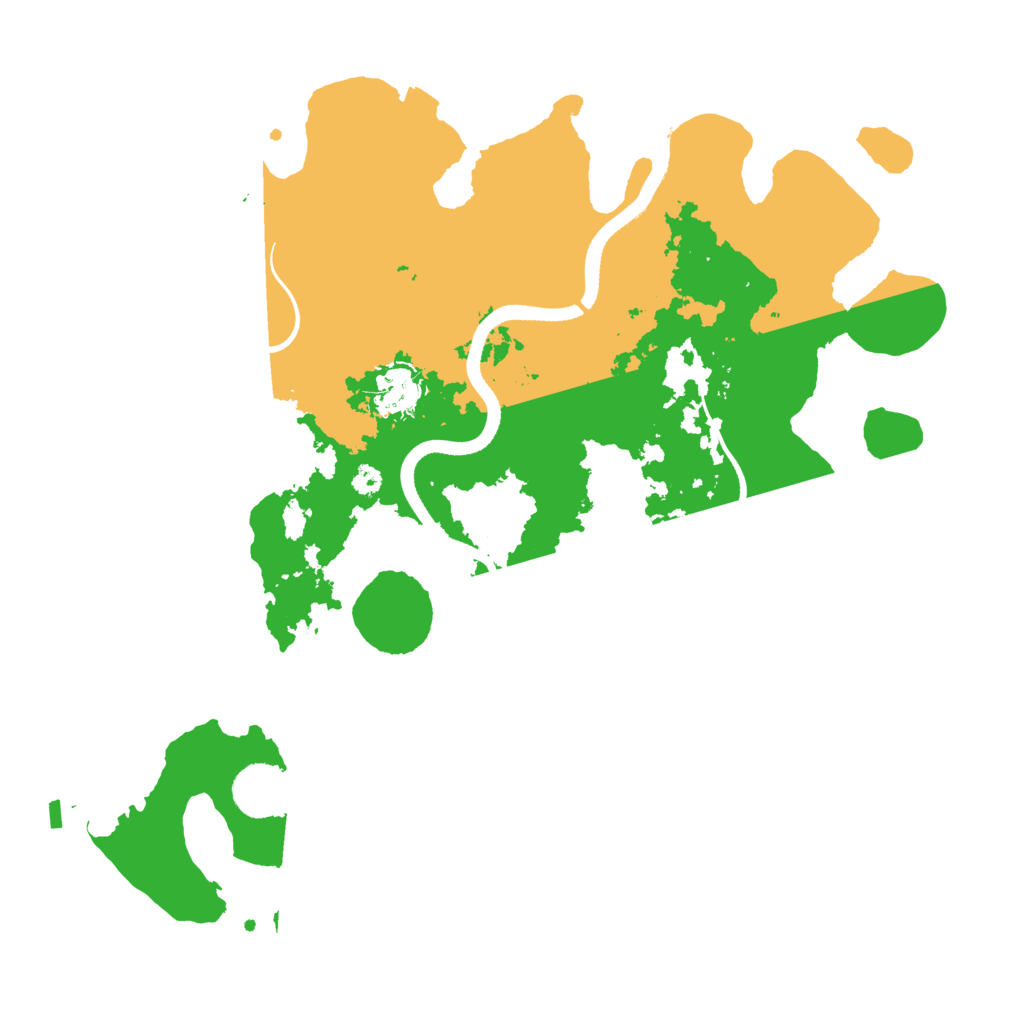 Biome Rust Map: Procedural Map, Size: 3500, Seed: 869063375