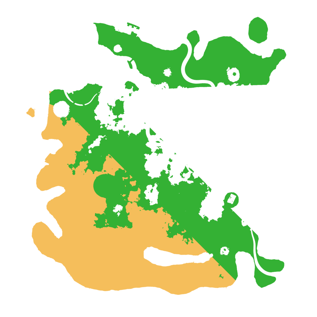 Biome Rust Map: Procedural Map, Size: 3600, Seed: 106543025
