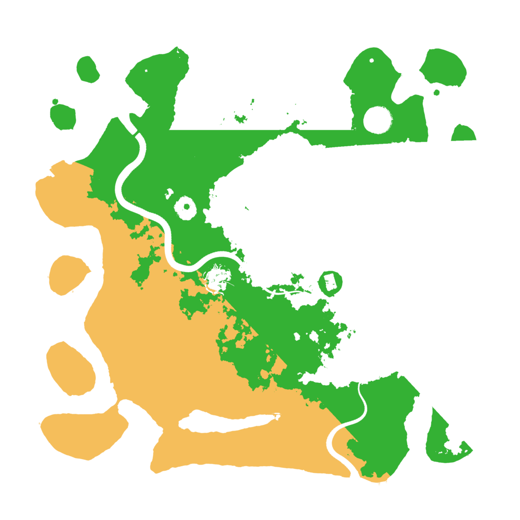 Biome Rust Map: Procedural Map, Size: 3500, Seed: 286819240