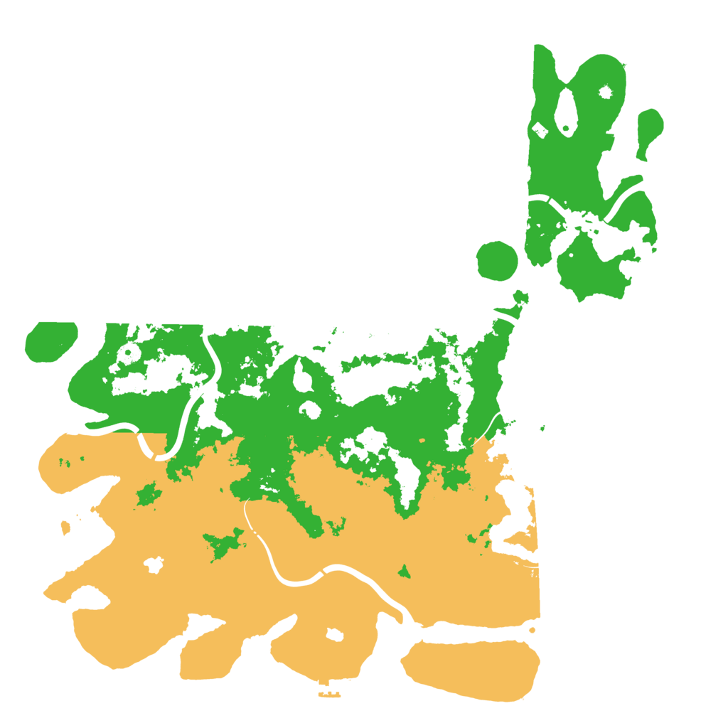 Biome Rust Map: Procedural Map, Size: 5000, Seed: 2120729544