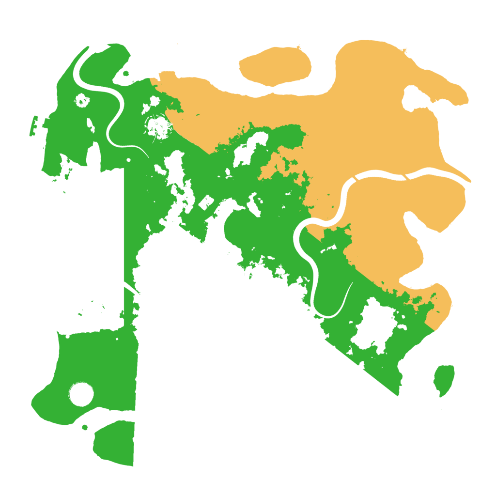 Biome Rust Map: Procedural Map, Size: 3600, Seed: 1470522417
