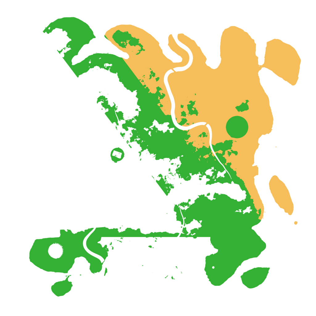 Biome Rust Map: Procedural Map, Size: 3750, Seed: 14587