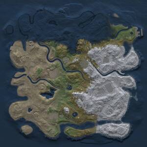 Thumbnail Rust Map: Procedural Map, Size: 4250, Seed: 2121245313, 15 Monuments