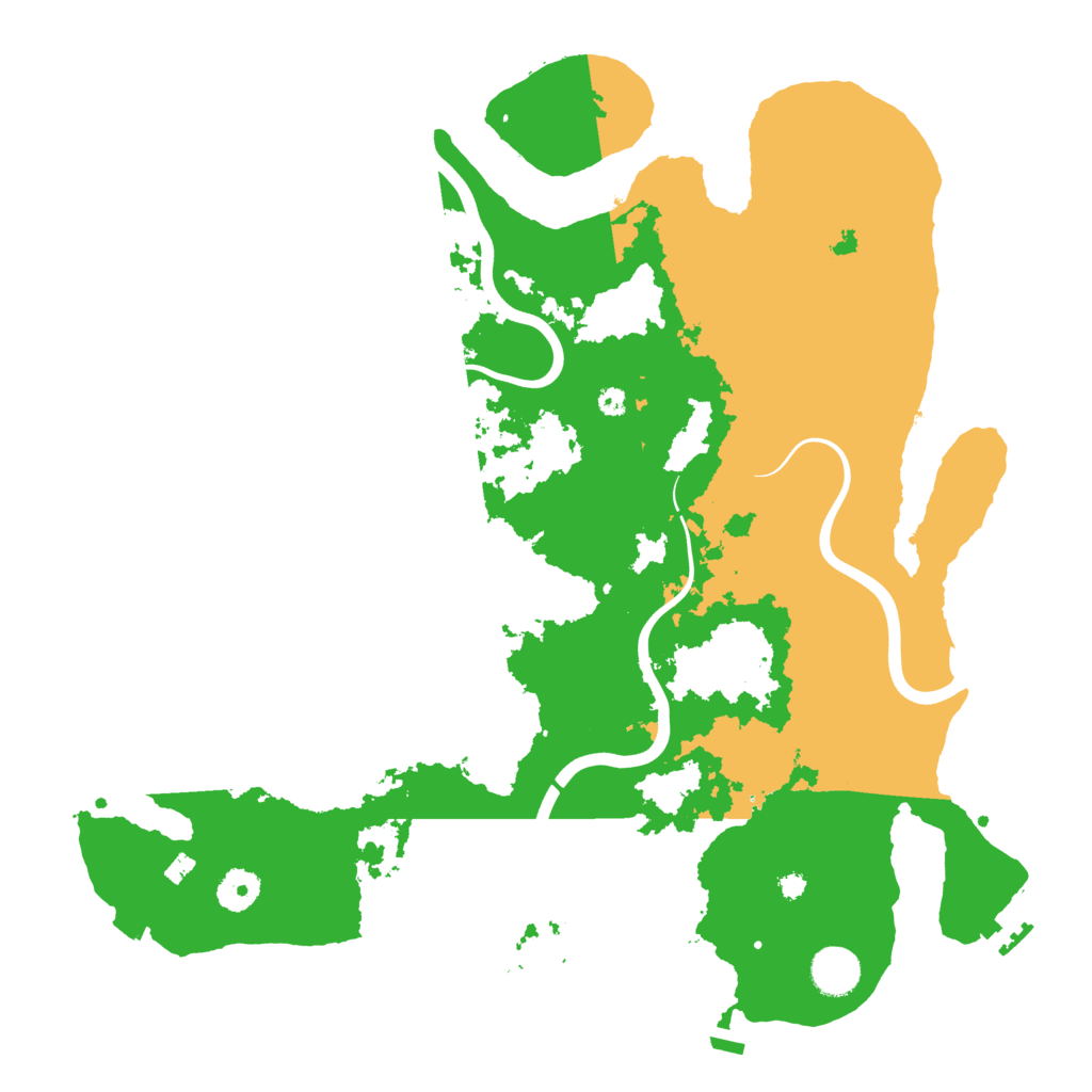 Biome Rust Map: Procedural Map, Size: 3900, Seed: 885298826